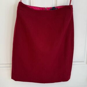 J. Crew Wool Pencil Skirt, 00P
